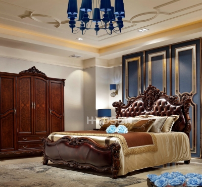 高端卧室实木美式家具展示